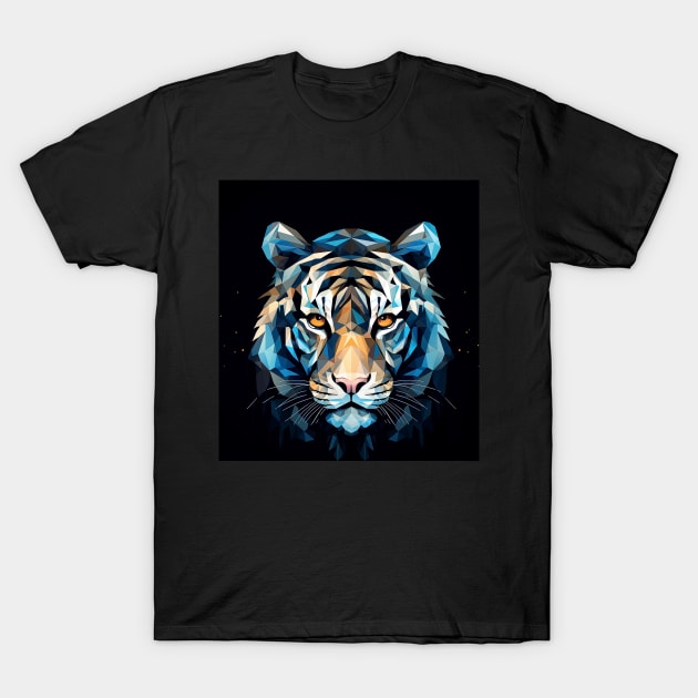 Poly Art Tiger T-Shirt by Durro